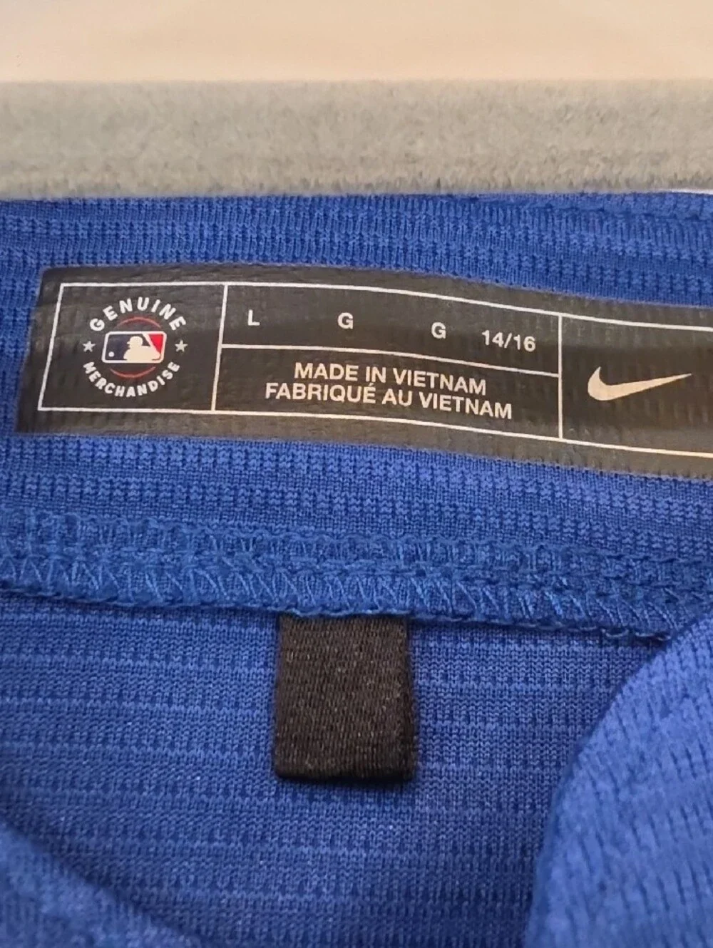 Nike Kids Los Dodgers Royal Blue Button-Front Jersey City Connect MLB
